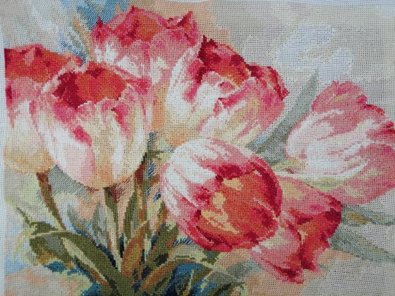 Работа «Тюльпаны»