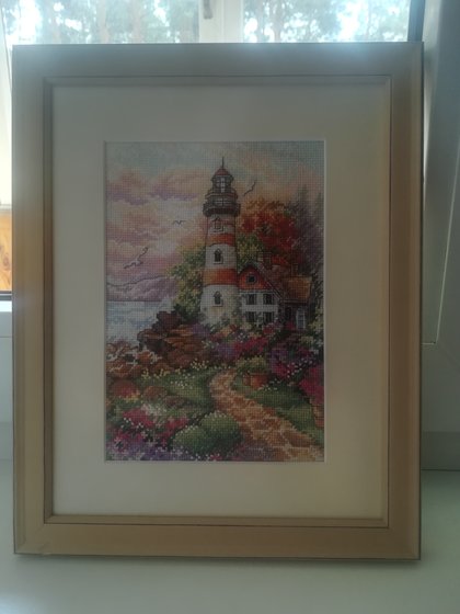 Работа «Дименшенс " Маяк на закате"»