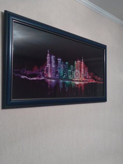 Работа «Ночной город. Фирма "Сделай Своими Руками".»