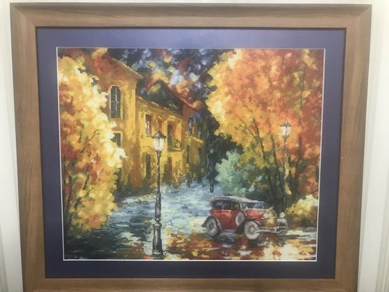 Работа «Осень (по картине Афремова)»