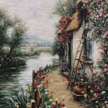 Работа «У реки»