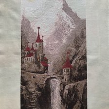 Работа «Замок в горах»