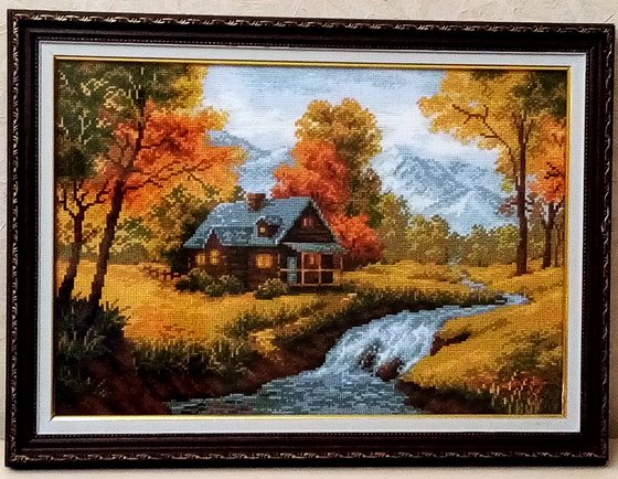 Работа «Осенний пейзаж  (Риолис)»