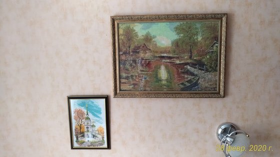 Работа «Домик в лесу. Храм»