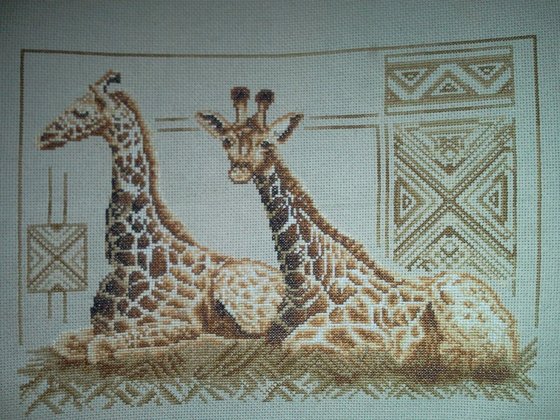 Работа «Жирафы.»