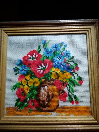 Работа «полевые цветы в баночке(четвертая из 4х)»