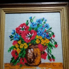 Работа «полевые цветы в баночке(четвертая из 4х)»