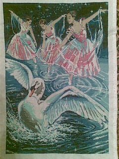 Работа «Лебедь,балерины»