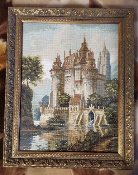 Работа «Замок в горах»