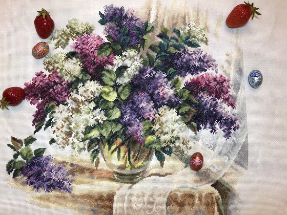 Работа «Сирень»