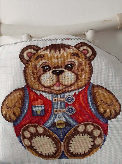 Работа «мишка на подушку»