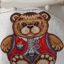 Работа «мишка на подушку»