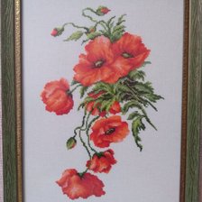 Работа «"Маки". Счетный крест.»