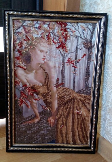 Работа «Девушка осень»