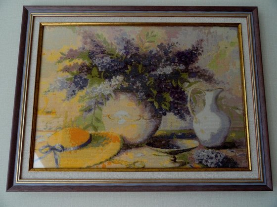 Работа «Сиреневое утро»