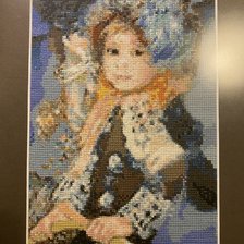 Работа «Ренуар. Фрагмент картины Зонтики»