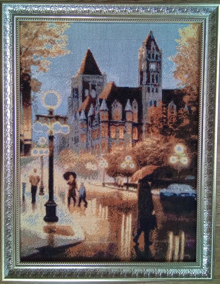 Работа «Дождь в Лондоне»