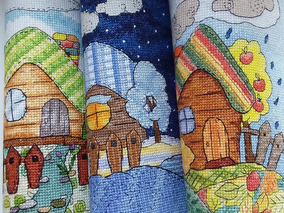 Работа «трио ждет летний домик»