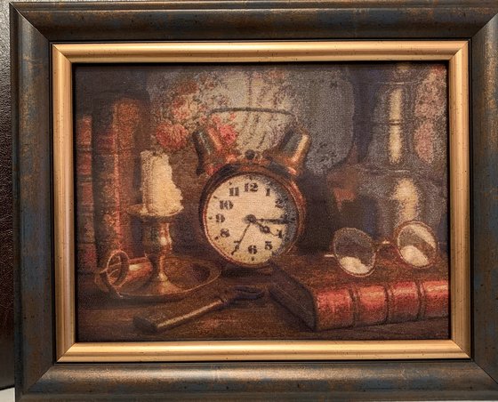 Работа «Csendélet órával.»