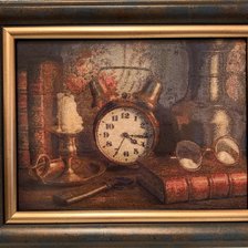 Работа «Csendélet órával.»