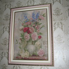 Работа «Букет в вазе»