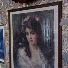 Работа «Девушка в костюме Флоры Маковский»