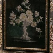 Работа «Белые цветы»