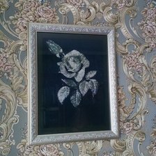 Работа «Алмазная роза»