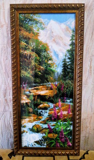 Работа «Горный ручей»