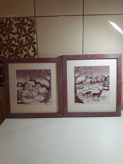 Работа «Маленькие зимние пейзажи»