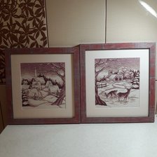 Работа «Маленькие зимние пейзажи»