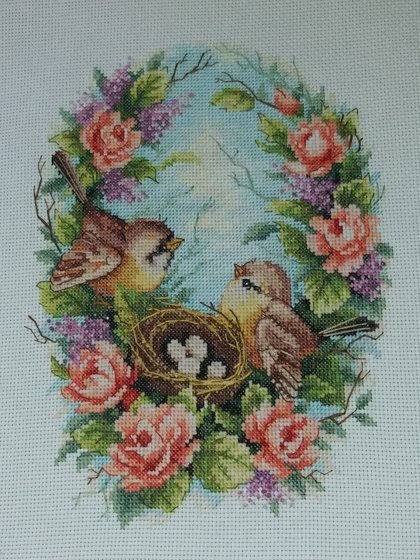 Работа «Уютное гнёздышко, фирма Чудесная игла»