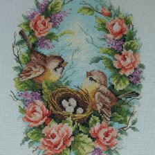 Работа «Уютное гнёздышко, фирма Чудесная игла»