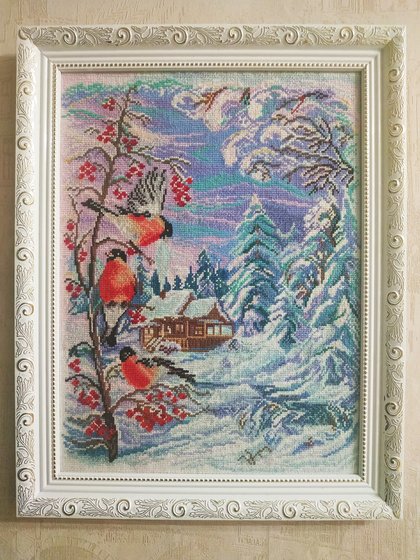 Работа «Снегири»