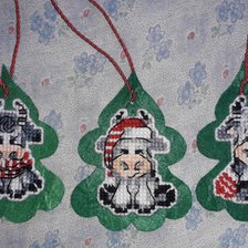 Работа «Новогодние бычки»