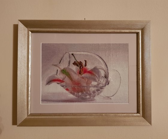 Работа «Лилия в бокале»