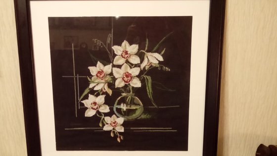 Работа «Орхидеи»