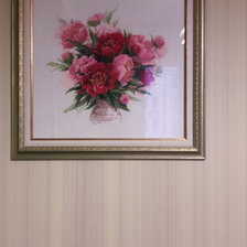 Работа «Пионы в вазе»