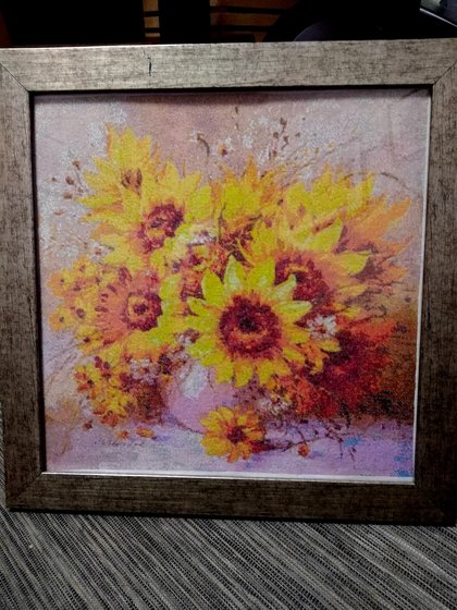 Работа «Очередные подсолнухи»