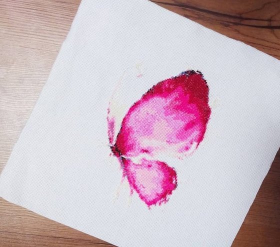 Работа «Бабочка акварель»