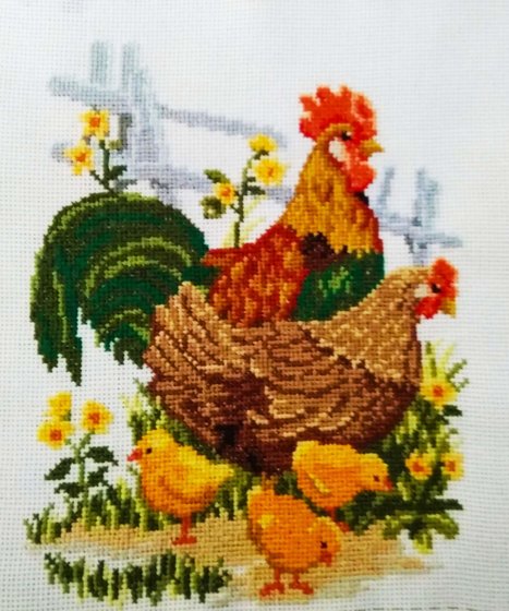 Работа «куриное семейство»