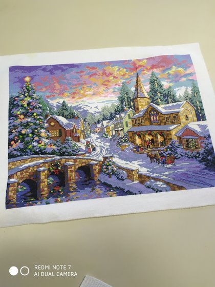 Работа «Рождественский вечер»