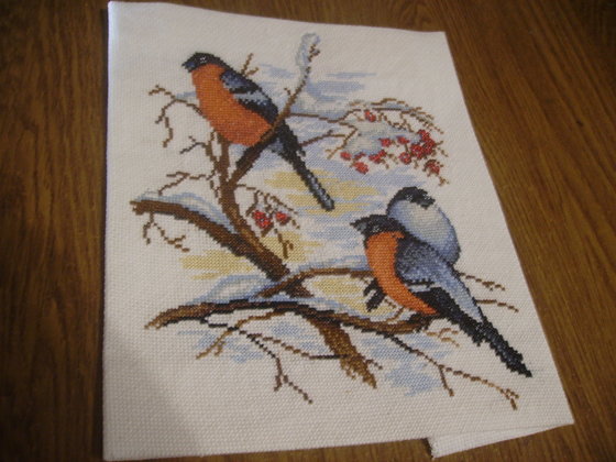 Работа «Снегири»