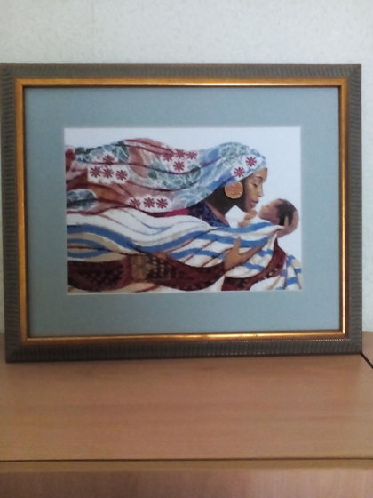 Работа «Африканская мадонна»