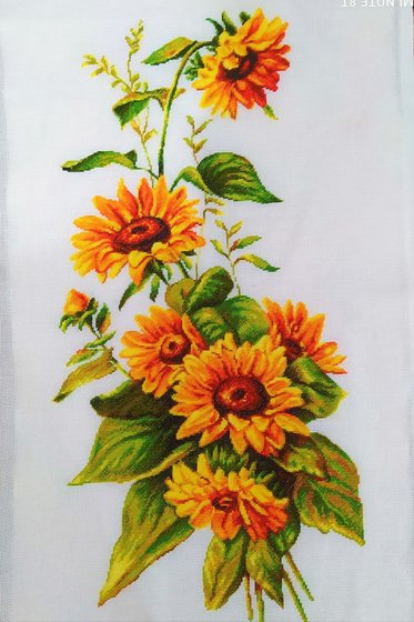 Работа «Подсолнухи»