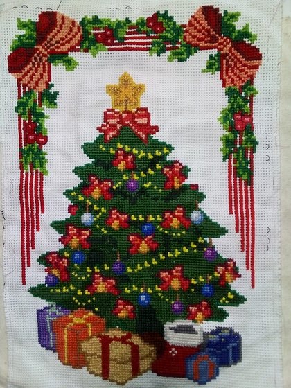 Работа «Ёлочка в рамочке»