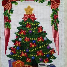 Работа «Ёлочка в рамочке»