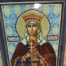 Работа «икона Св. Мученица Людмила»