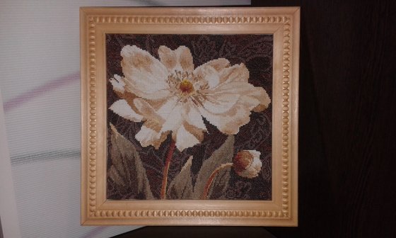 Работа «"Белые цветы. В объятьях света"»