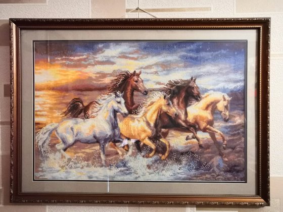 Работа «Риолис. Premium "В лучах заката"»